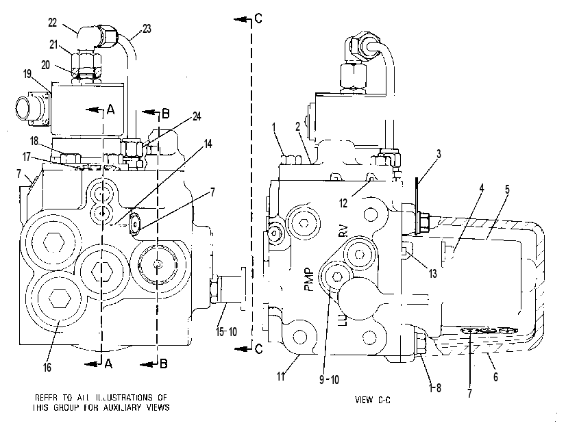 VALVE GP-LOCKUP CLUTCH & SOL 6Y2566 CAT