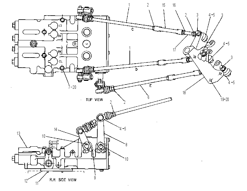 CONTROL GP-STEER CLUTCH & BRK 6T6339 CAT