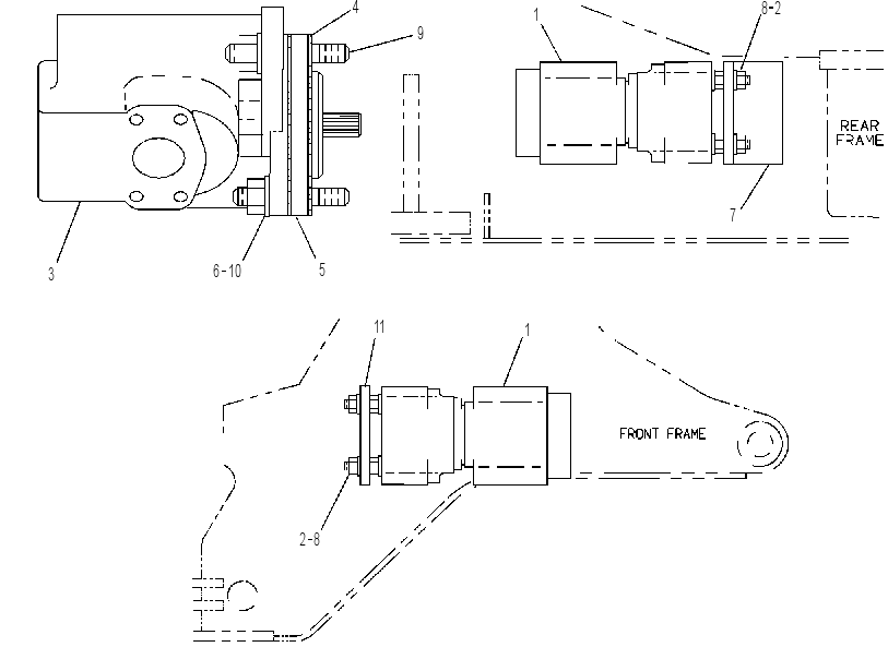 PUMP & MTG GP-BRAKE 8V1681 CAT