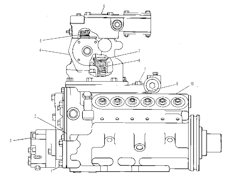 PUMP GP-GOV, FUEL INJ & TFR 4W8752 CAT