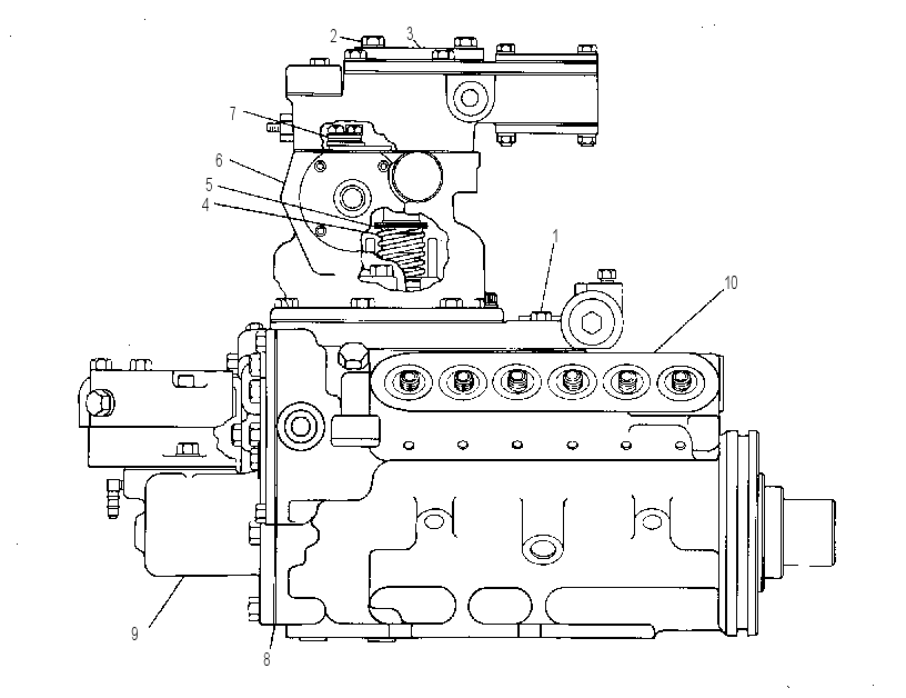 PUMP GP-GOV, FUEL INJ & TFR 4W8297 CAT