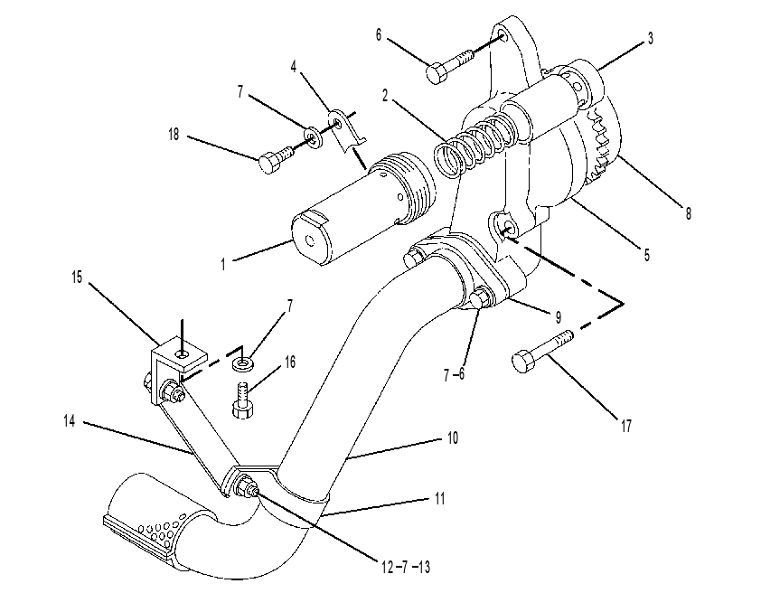 PUMP GP-OIL 7C5300 CAT