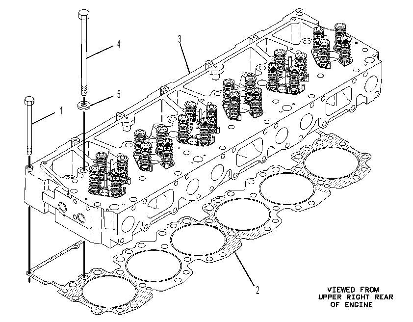 Головка блока цилиндров 7C8575 CAT
