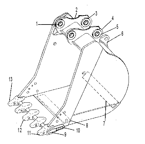 BUCKET & BEARING AS 8R0963 CAT