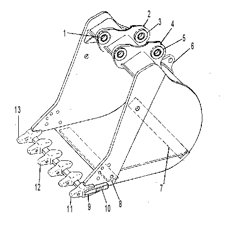 BUCKET & BEARING AS 8R0983 CAT
