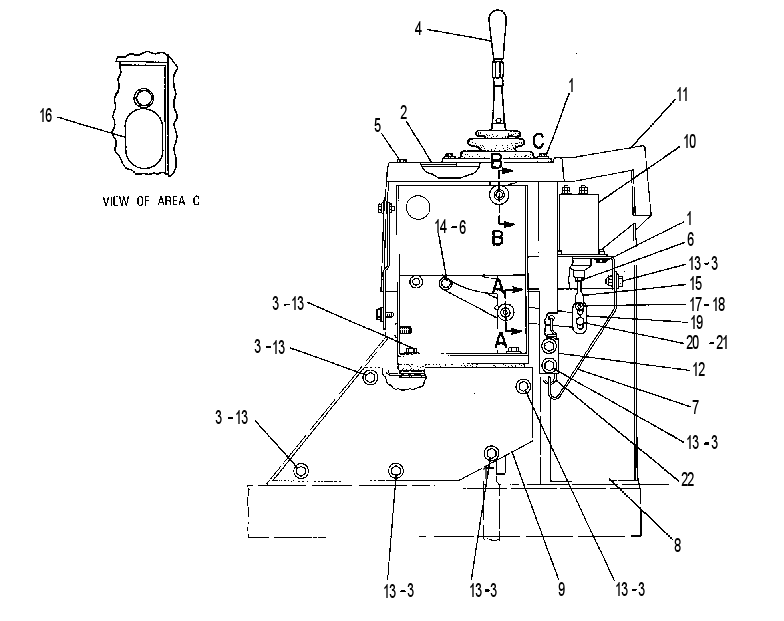 CONTROL GP-MECHANICAL HYD 6W8834 CAT
