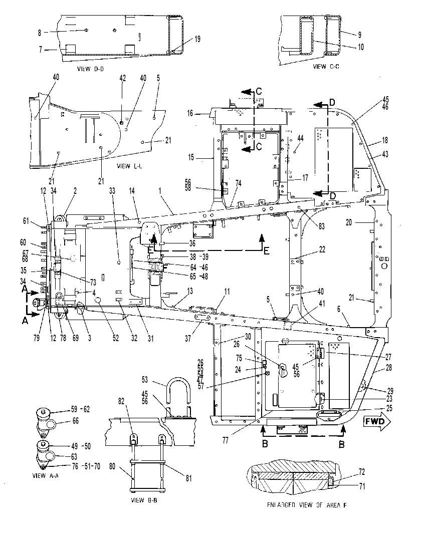 Корпус с рамой 8W8271 CAT