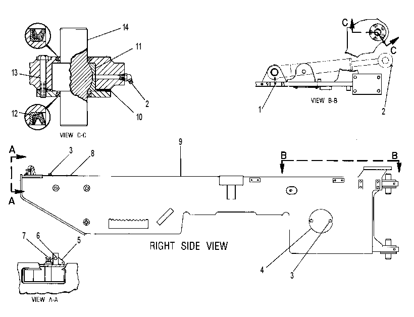 FRAME GP-ENGINE END 9C9571 CAT