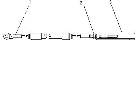 CABLE GP-PARKING BRAKE 9X1123 CAT