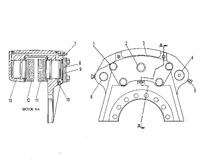 BRAKE GP-HYD CALIPER SERVICE 8R0826 CAT