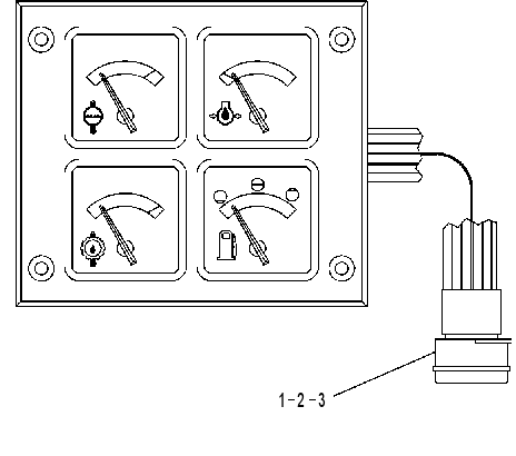 GAUGE GP-CLUSTER 7X6196 CAT