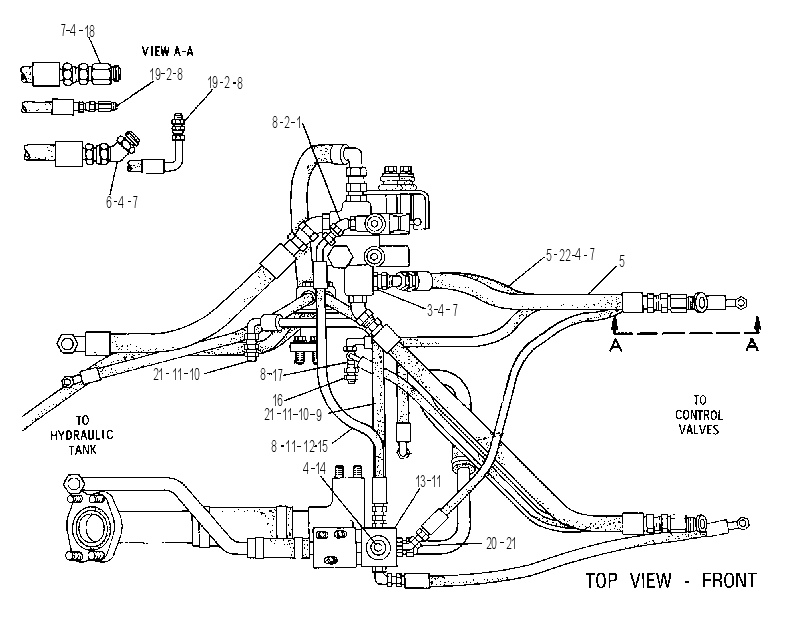 Трубопроводы насоса 8W0030 CAT