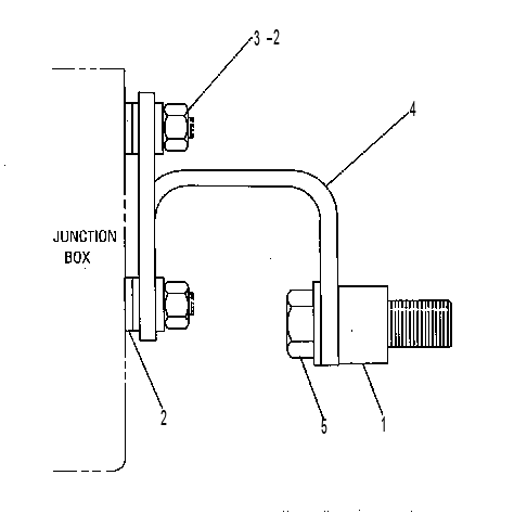 Крепление контактора 7W3135 CAT