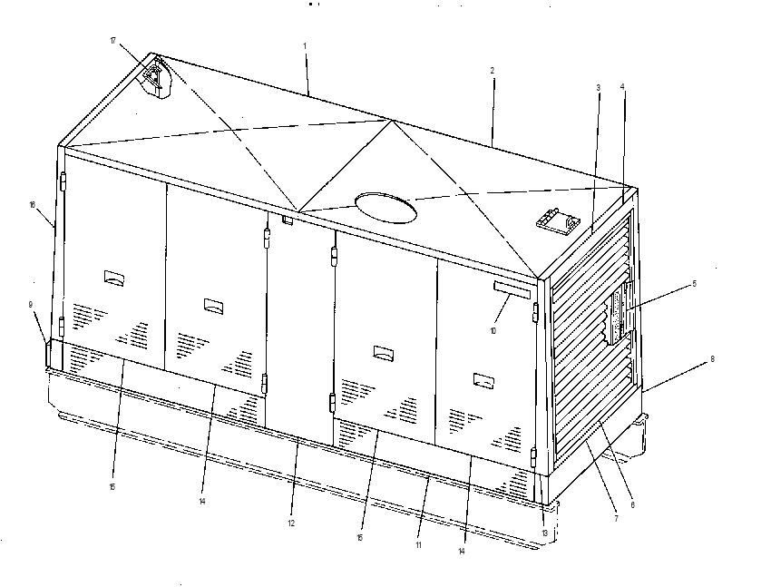 Кожух генератора 7W0417 CAT