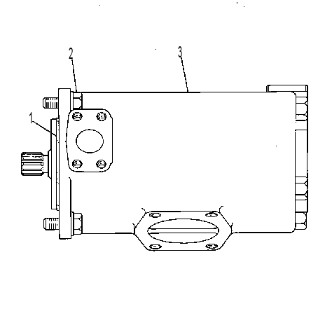 Насос пластинчатый 4V3155 CAT
