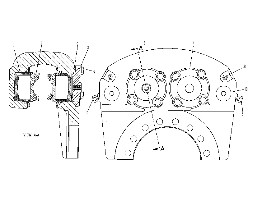 BRAKE GP-HYD CALIPER SERVICE 8R0823 CAT