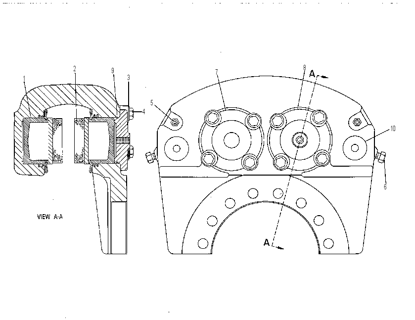 BRAKE GP-HYD CALIPER SERVICE 8R0822 CAT