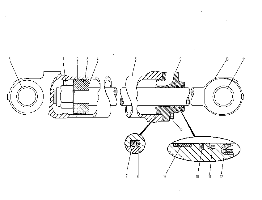 CYLINDER GP-FLOOR 8J1821 CAT