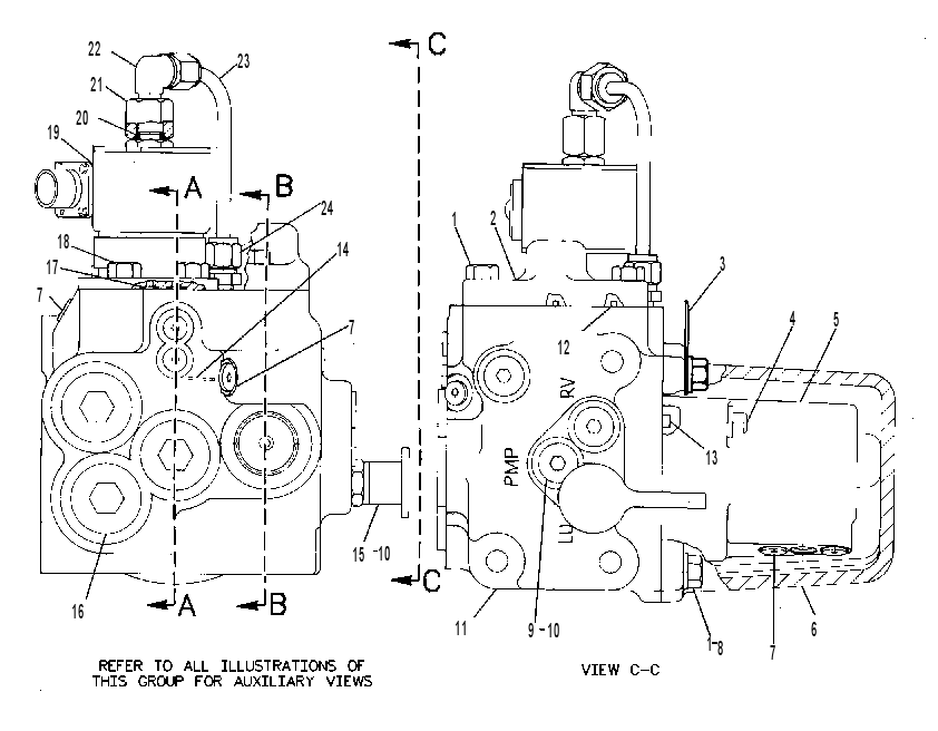 VALVE GP-LOCKUP CLUTCH & SOL 6Y7657 CAT
