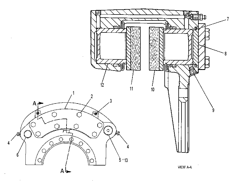 BRAKE GP-HYD CALIPER SERVICE 8R0843 CAT
