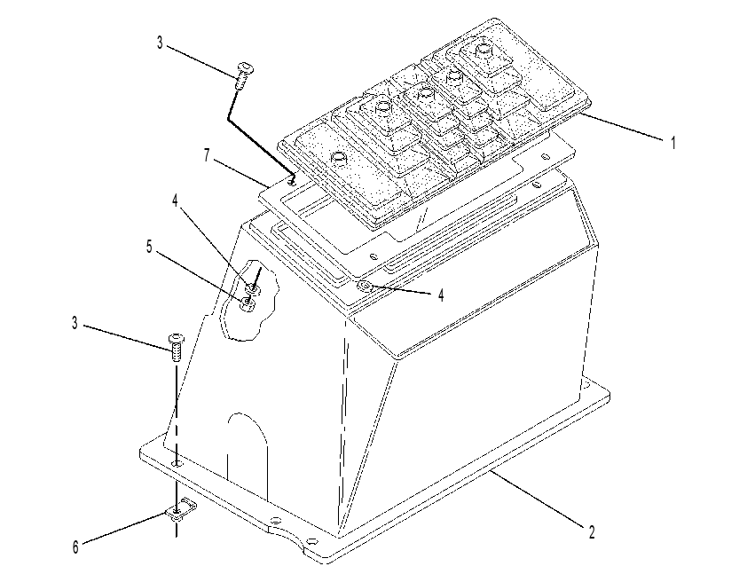 CONSOLE GP-REAR 9R0482 CAT