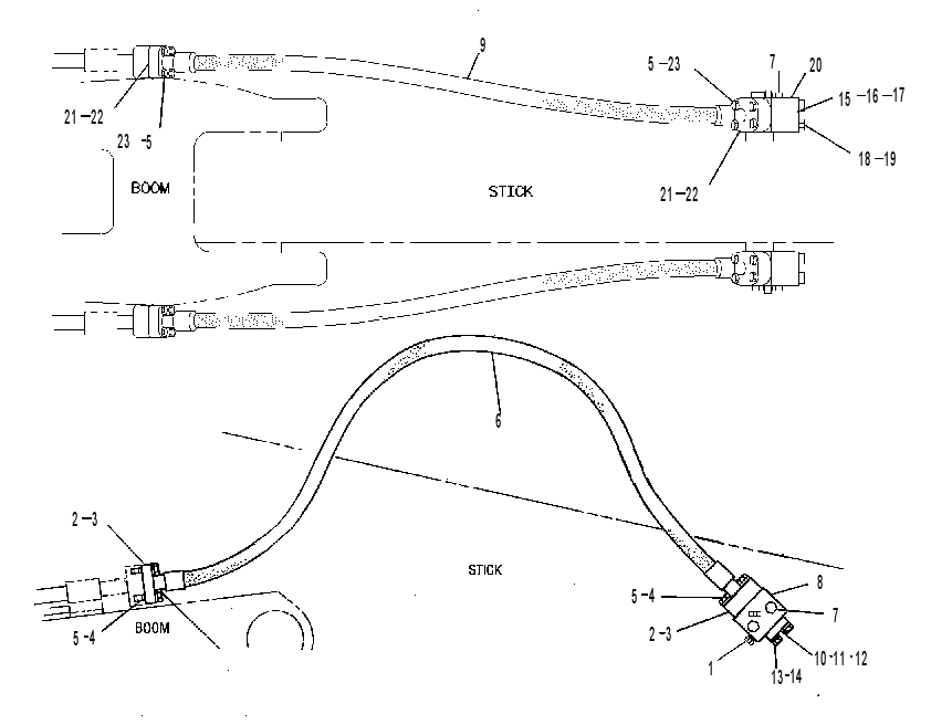 LINES GP-HYDRAULIC STICK 6C0893 CAT