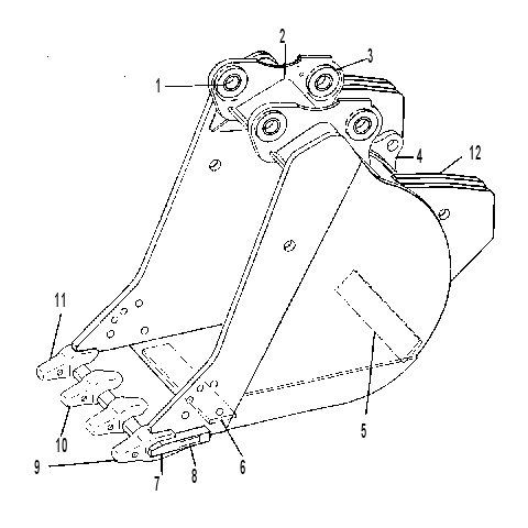BUCKET & BEARING AS 8R1949 CAT