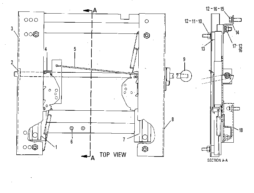 KIT-RAIL CONVERSION 9R6489 CAT