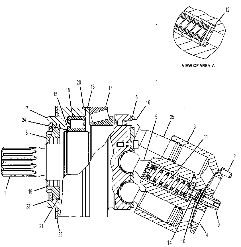 Вращающаяся группа мотора 9T9438 CAT
