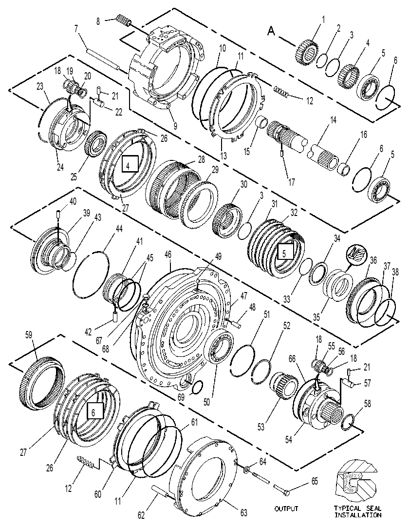 Планетарная передача 8P5785 CAT