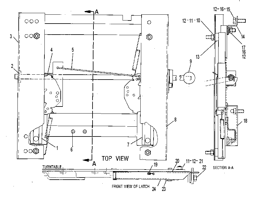 KIT-RAIL CONVERSION 9R6506 CAT