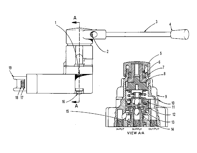 VALVE AS 6D3943 CAT