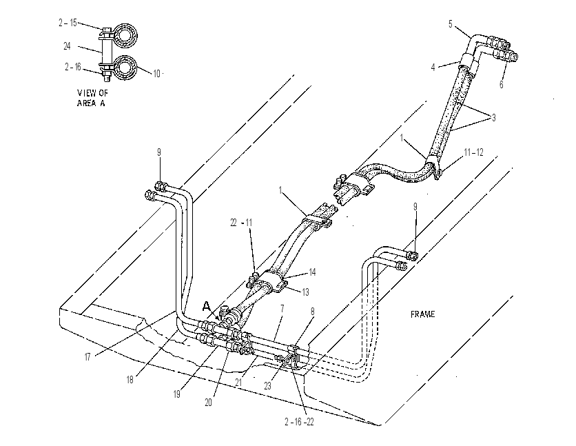 LINES GP-REAR 7P2658 CAT