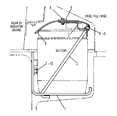 MOUNTING GP-BATTERY 9C9183 CAT