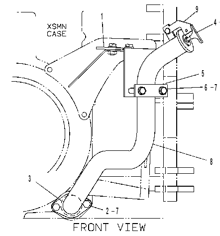 Заливная горловина масла трансмиссии 3W8032 CAT