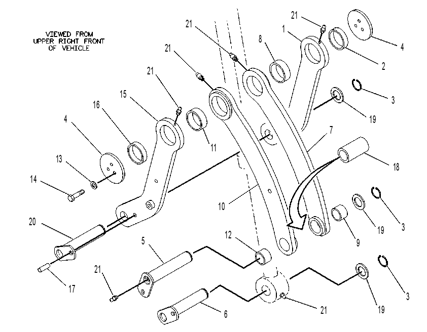 LINKAGE GP-LOADER BUCKET 9R1337 CAT
