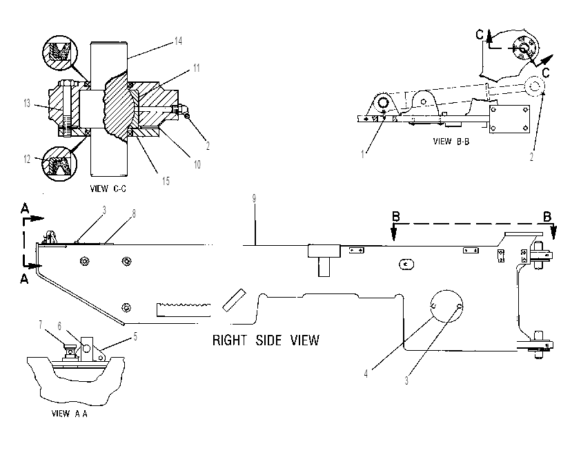 FRAME GP-ENGINE END 9C9133 CAT