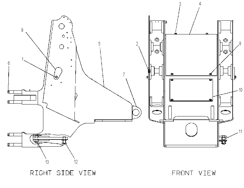 FRAME GP-NONENGINE END 9C8029 CAT