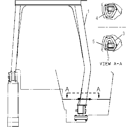 Каркас безопасности (ROPS) 4E1047 CAT
