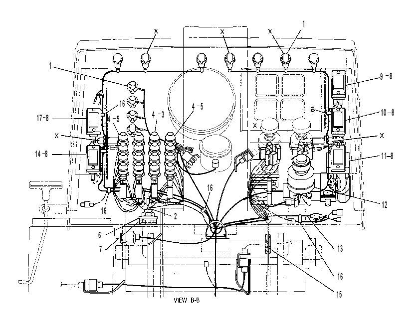 Проводка кабины 8R4197 CAT