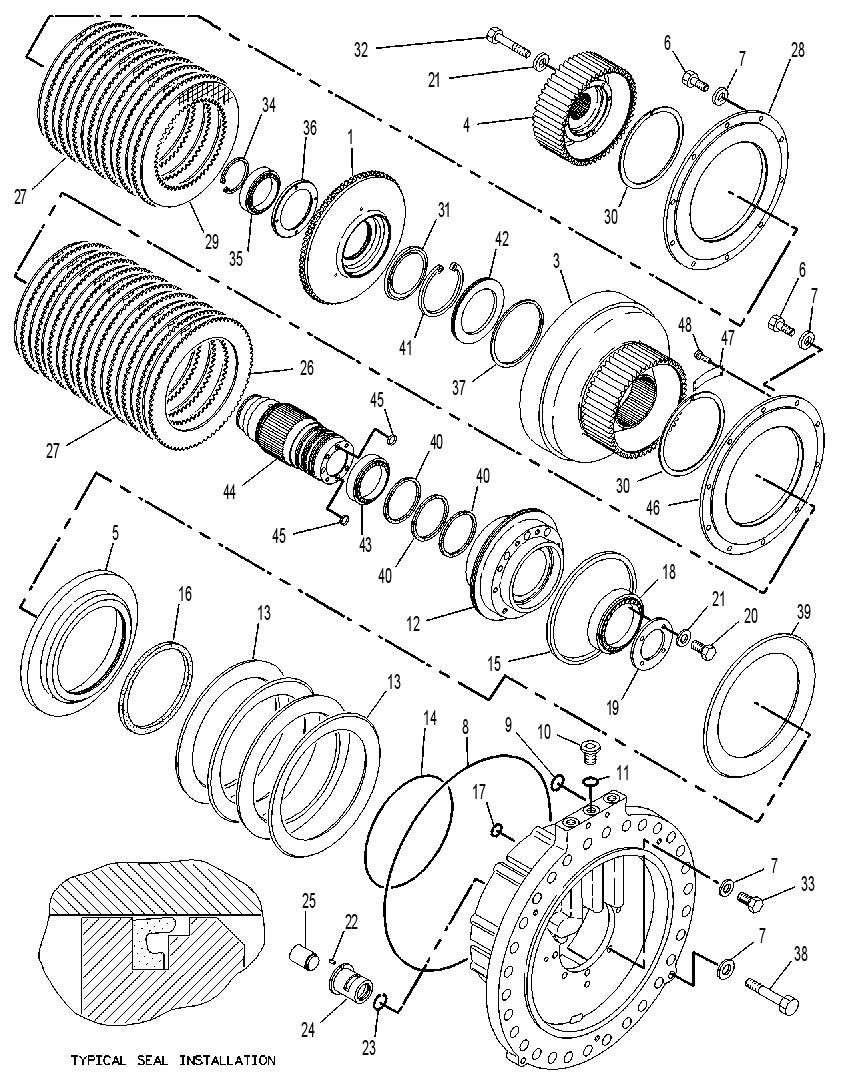 CLUTCH & BRAKE GP-STEERING 6Y2868 CAT