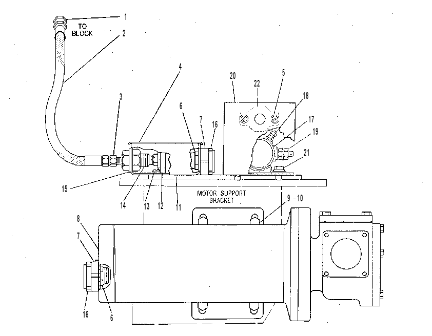 Насос предпусковой смазки 7W9263 CAT
