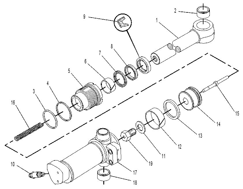 CYLINDER GP-SWING 6E0095 CAT
