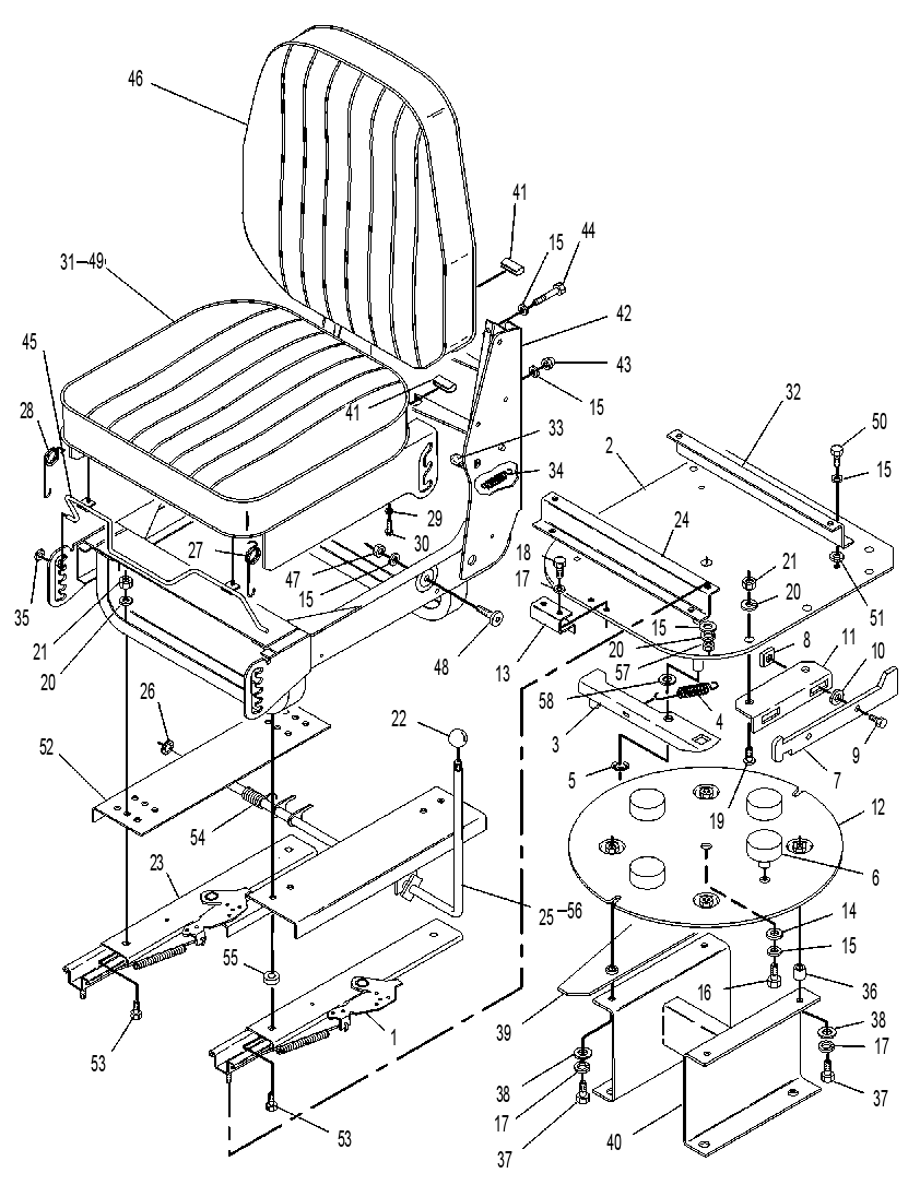 SEAT GP-STATIC 9R8453 CAT
