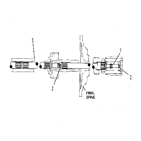 AXLE GP-POWER TRAIN 9W3200 CAT