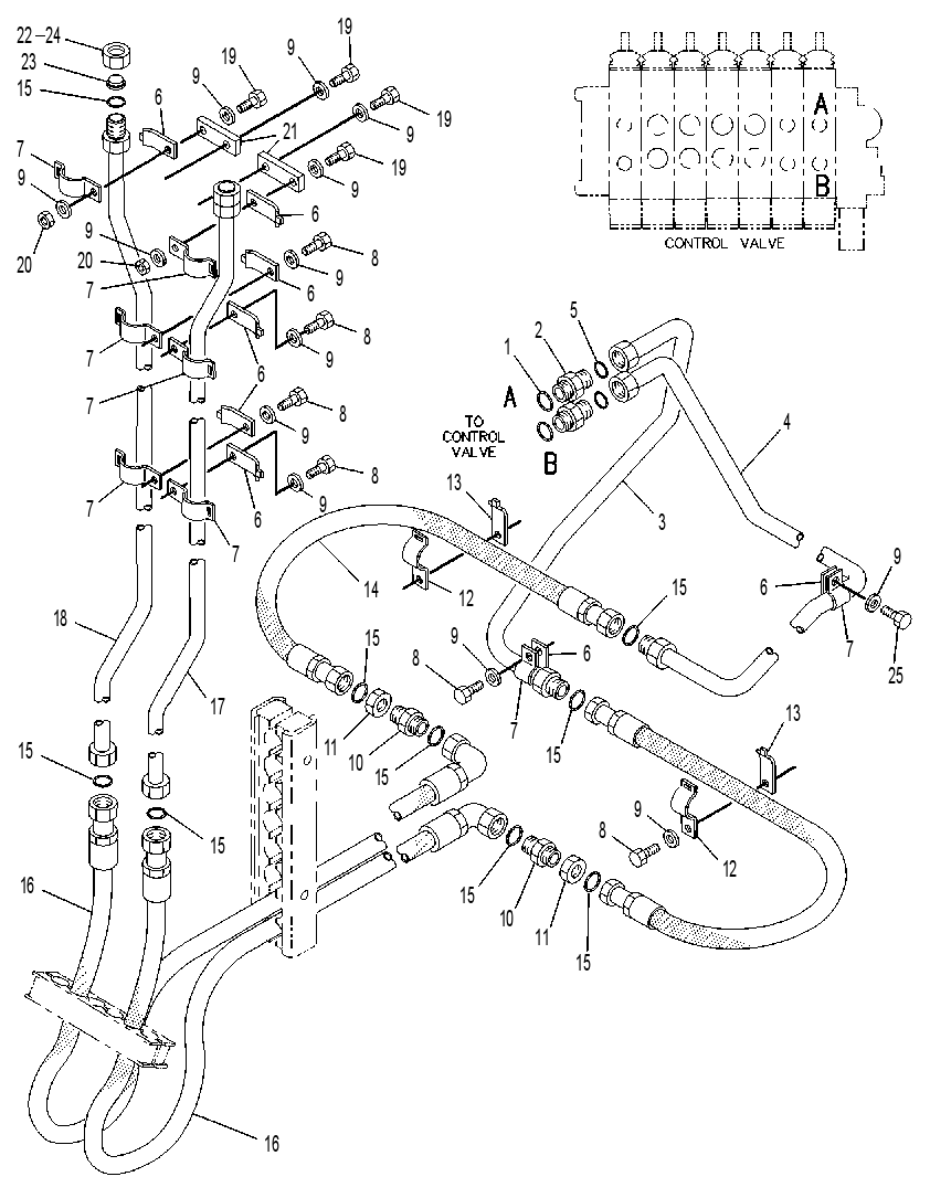 LINES GP-VALVE 9R0747 CAT