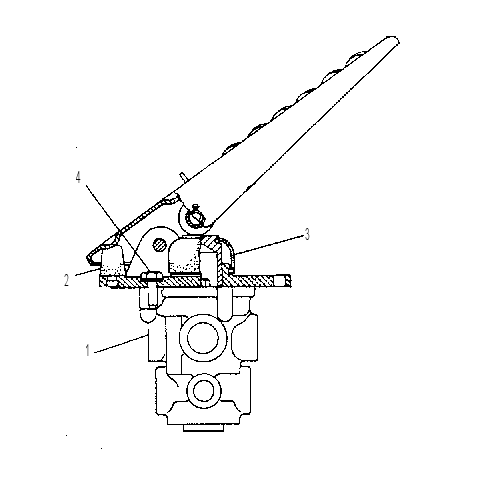 VALVE AS-BRAKE FOOT CONTROL 2Y7104 CAT