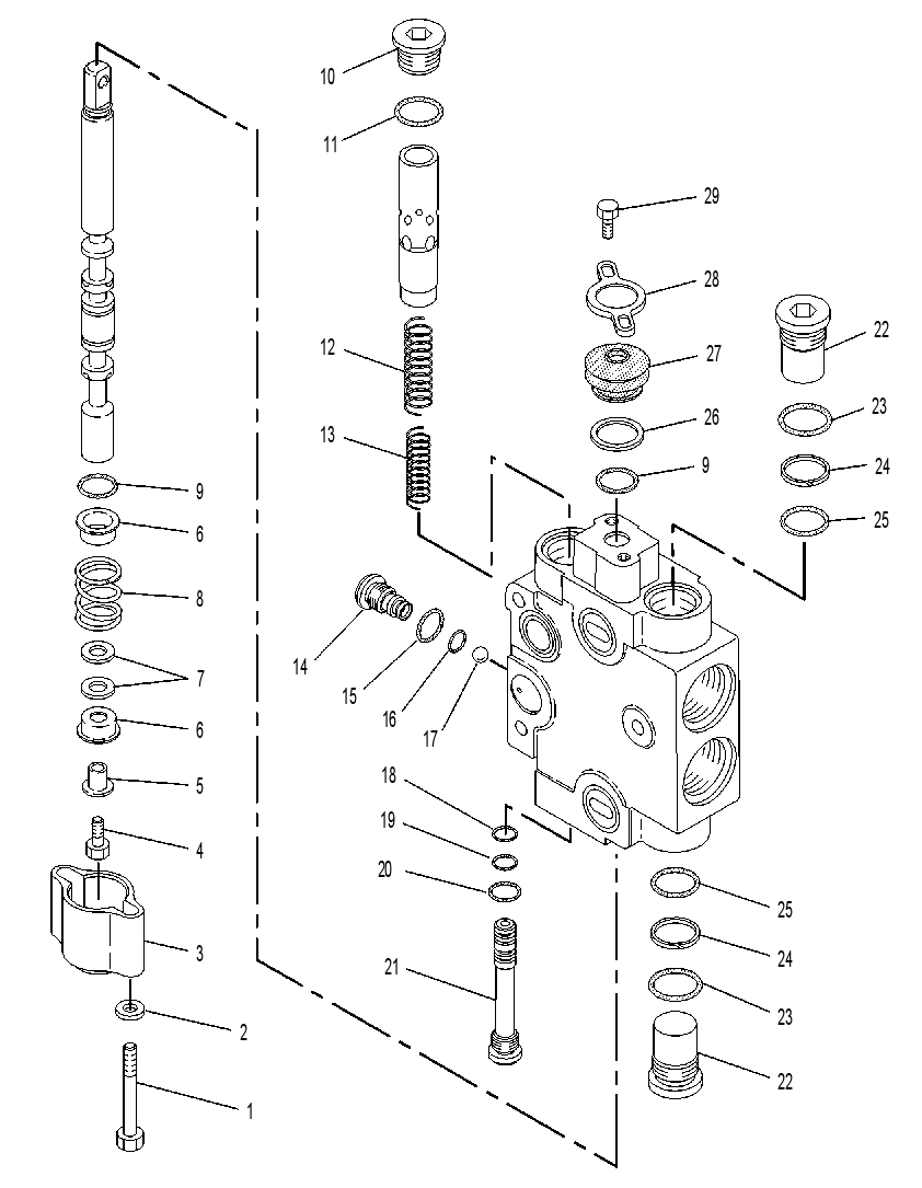 Клапан управляющий 9T8788 CAT
