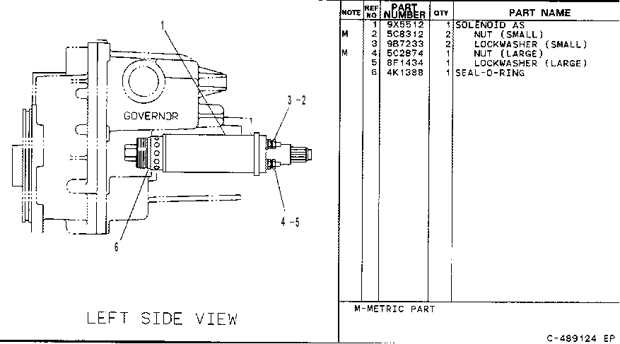 Электромагнит отсечки 7C7695 CAT