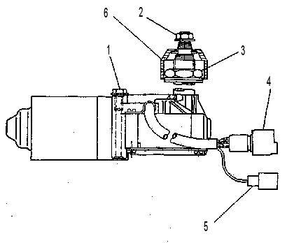 MOTOR AS-WIPER 7X6112 CAT